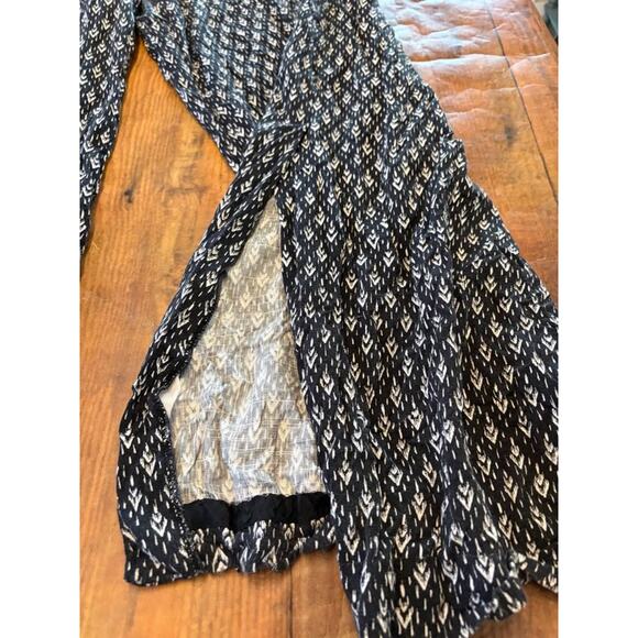 Sz XL - Anthropologie Elevenses Pattern Wide Leg Pants - Picture 6 of 10
